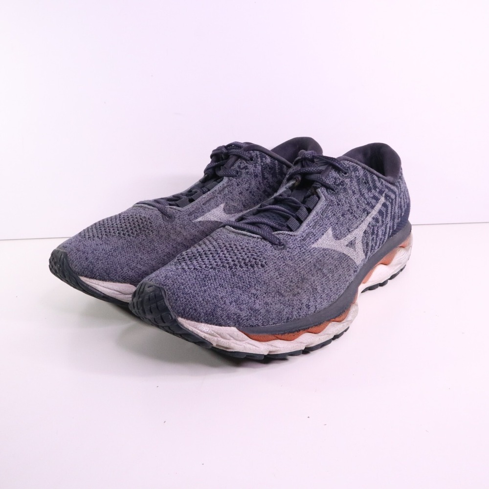 Mizuno Wave Sky WaveKnit 3 Women's Size 10 Running Shoes Flint/Blue J1GC192539